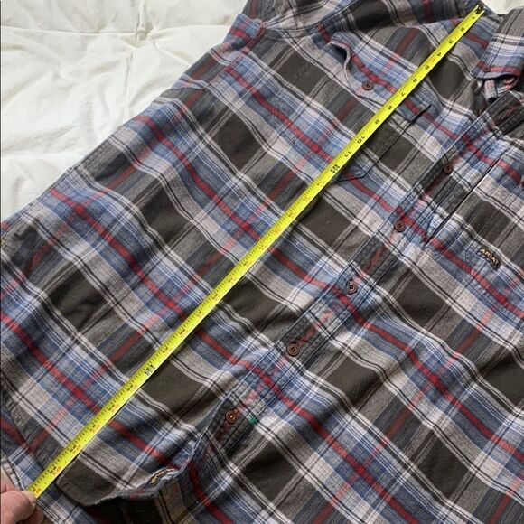 ARIAT REBAR, Men's Plaid Shirt - Blue and Gray - Picture 8 of 12